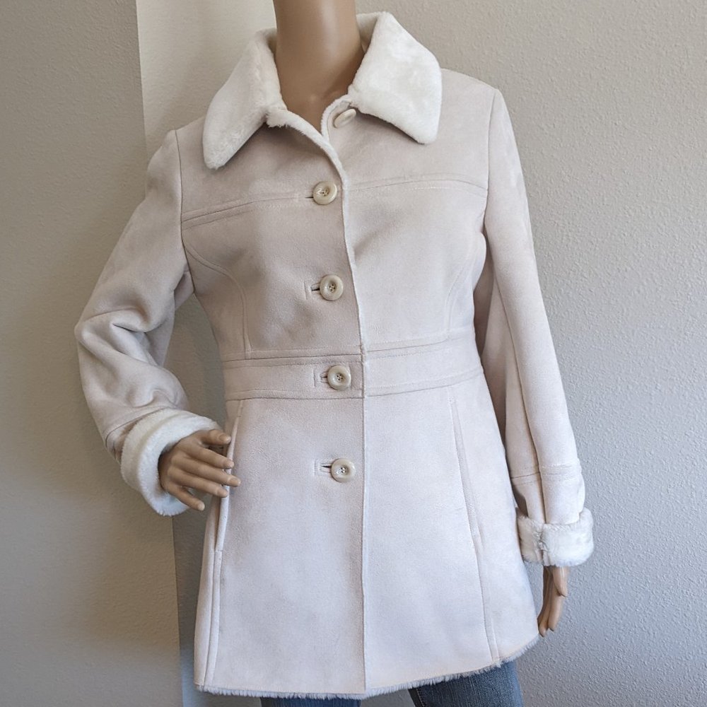 Faux Sheerling Coat